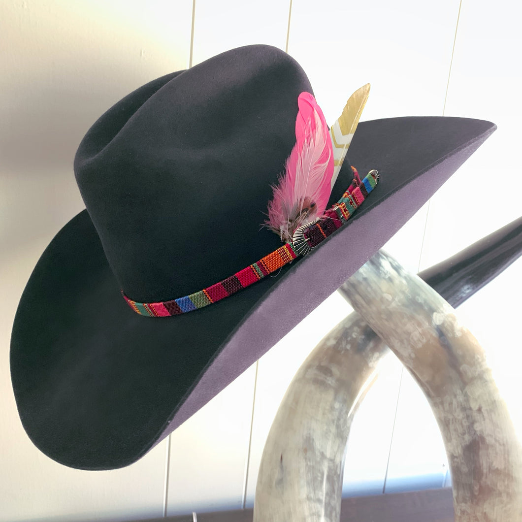 Pure Beaver Vintage Black Cowboy Hat